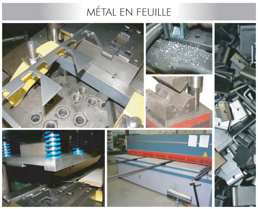 m&eacute;tal en feuille
